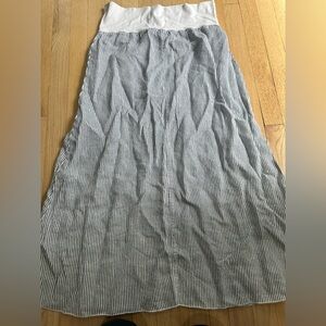 Hard tail  Striped Maxi Skirt